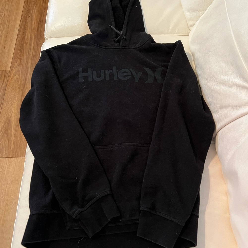 Hurley black hoodie size L